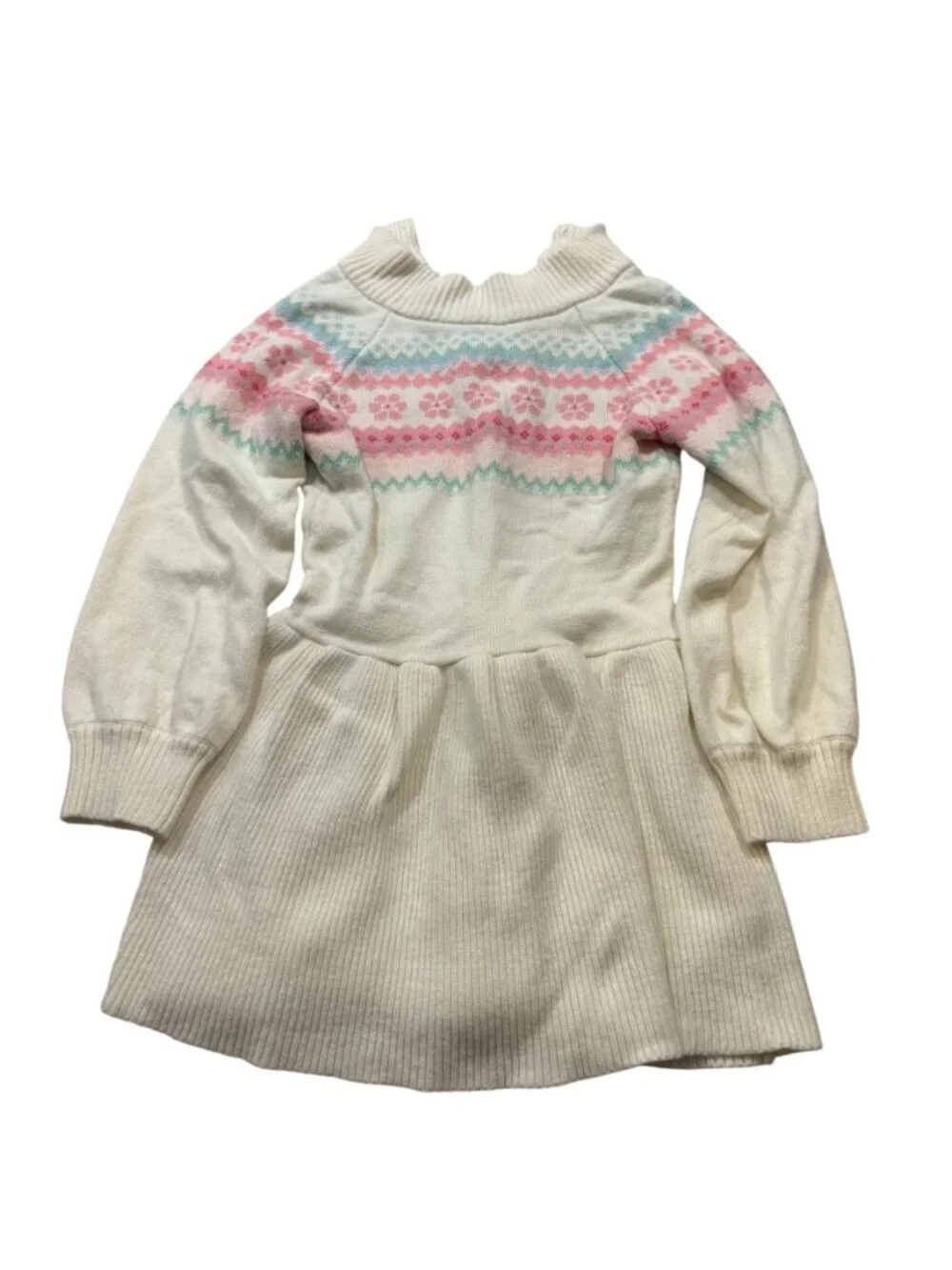 Janie and Jack Fair Isle Sweater Dress